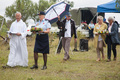 No 9 Squadron Association Stanthorpe A2 378 ceremony photo gallery - Chalin Kevin O`Sullivan Helen vilder and Geraldine Lloyd